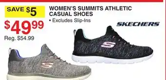Dunham's Sports SKECHERS WOMEN'S SUMMITS ATHLETIC CASUAL SHOES offer