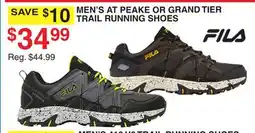 Dunham's Sports FILA MEN'S AT PEAKE OR GRAND TIER TRAIL RUNNING SHOES offer