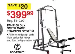Dunham's Sports MARCY PM-5108 DLX SMITH CAGE TRAINING SYSTEM offer