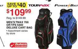 Dunham's Sports MEN'S TMAX 700 OR TPS 5400 DELUXE CART BAG offer