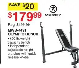 Dunham's Sports MARCY OLYMPIC BENCH offer