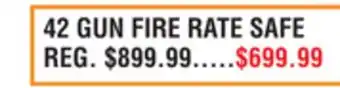 Dunham's Sports 42 GUN FIRE RATE SAFE offer