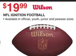 Dunham's Sports WILSON NFL IGNITION FOOTBALL offer
