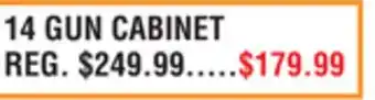 Dunham's Sports 14 GUN CABINET offer