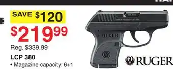 Dunham's Sports RUGER LCP 380 offer