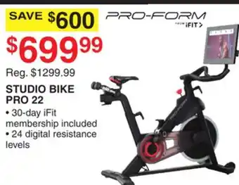 Dunham's Sports STUDIO BIKE PRO 22 offer