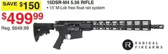 Dunham's Sports 15DSR-M4 5.56 RIFLE offer