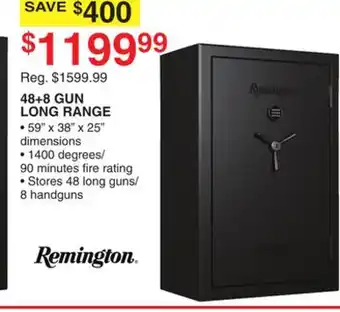 Dunham's Sports REMINGTON 48+8 GUN LONG RANGE offer
