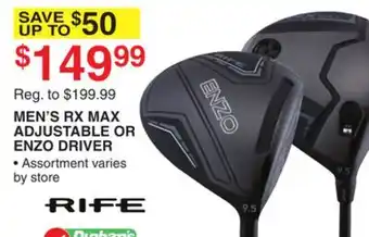 Dunham's Sports RIFE MEN'S RX MAX ADJUSTABLE OR ENZO DRIVER offer