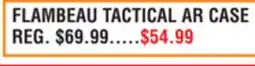 Dunham's Sports FLAMBEAU TACTICAL AR CASE offer