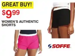 Dunham's Sports SOFFE WOMEN'S AUTHENTIC SHORTS offer