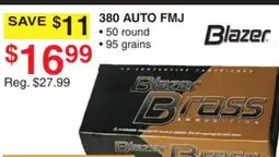 Dunham's Sports BLAZER 380 AUTO FMJ offer