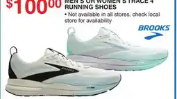 Dunham's Sports MEN'S OR WOMEN'S TRACE 4 RUNNING SHOES offer