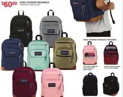 Dunham's Sports COOL STUDENT BACKPACK offer