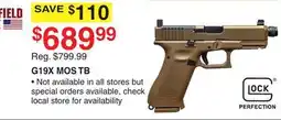 Dunham's Sports GLOCK G19X MOS TB offer