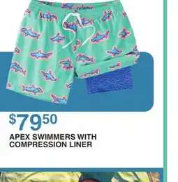 Dunham's Sports APEX SWIMMERS WITH COMPRESSION LINER offer
