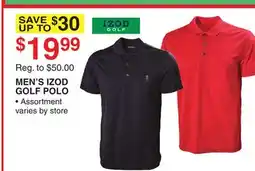 Dunham's Sports MEN'S IZOD GOLF POLO offer