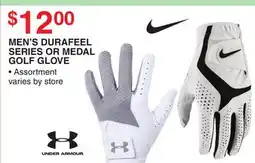 Dunham's Sports UNDER ARMOUR MEN'S DURAFEEL SERIES OR MEDAL GOLF GLOVE offer