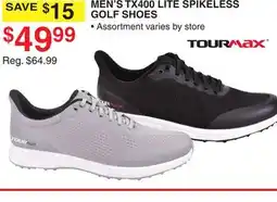 Dunham's Sports TOURMAX MEN'S TX400 LITE SPIKELESS GOLF SHOES offer