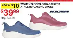 Dunham's Sports SKECHERS WOMEN'S BOBS SQUAD WAVES ATHLETIC CASUAL SHOES offer