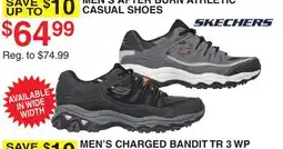 Dunham's Sports SKECHERS MEN'S AFTER BURN ATHLETIC CASUAL SHOES offer