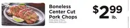 ShopRite Boneless Center Cut Pork Chops offer