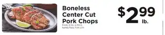 ShopRite Boneless Center Cut Pork Chops offer