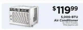 ShopRite 5,000 BTU Air Conditioner offer