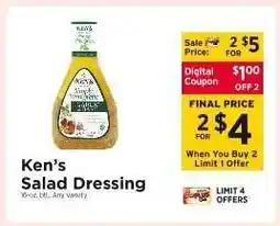 ShopRite Ken's Salad Dressing offer