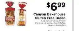 ShopRite Canyon Bakehouse gluten free bread offer