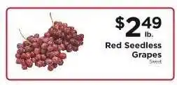 ShopRite Red Seedless Grapes offer