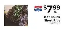 ShopRite Beef Chuck Short Ribs offer