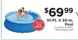 ShopRite 10-Ft. X 30-In. Pool offer
