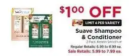 ShopRite Suave Shampoo & Conditioner offer