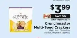 ShopRite Crunchmaster Multi-Seed Crackers offer