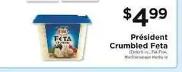 ShopRite President Crumbled Feta offer