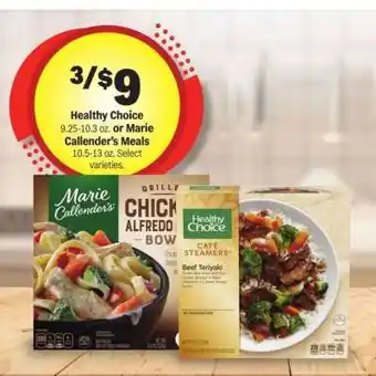 Meijer Healthy Choice or Marie Callender’s Meals offer