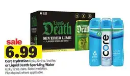 Meijer Core Hydration or Liquid Death Sparkling Water offer