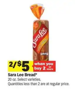 Meijer Sara Lee Bread offer