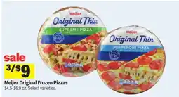 Meijer Meijer Original Frozen Pizzas offer
