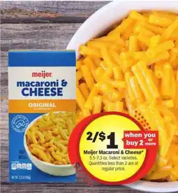 Meijer Meijer Macaroni & Cheese offer