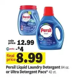 Meijer Persil Liquid Laundry Detergent or Ultra Detergent Pacs offer