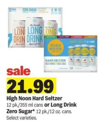 Meijer High Noon Hard Seltzer offer