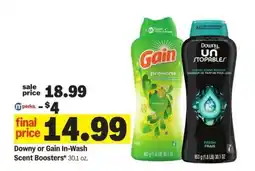 Meijer Downy or Gain In-Wash Scent Boosters offer