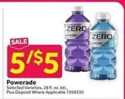 Stop&Shop Powerade offer