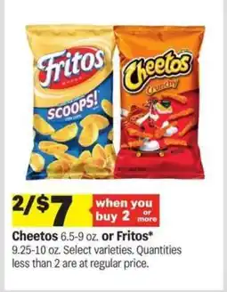 Meijer Cheetos or Fritos offer