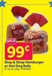 Stop&Shop Stop & Shop Hamburger or Hot Dog Rolls offer