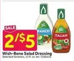 Stop&Shop Wish-Bone Salad Dressing offer