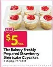 Stop&Shop The Bakery Freshly Prepared Strawberry Shortcake Cupcakes offer