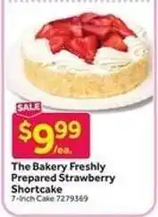 Stop&Shop The Bakery Freshly Prepared Strawberry Shortcake offer